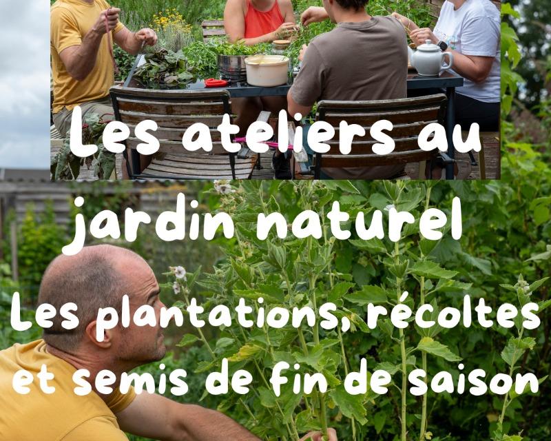 Les ateliers au jardin naturel